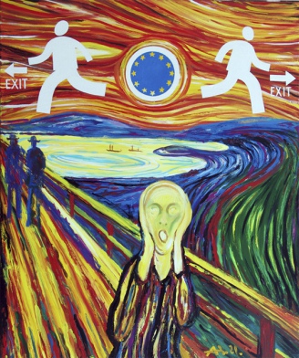 European Scream, 2010
oil on canvas
120 x 100 cm