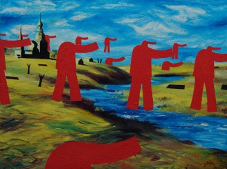 Red Walker, 1987
oil on canvas
80 x 100 cm