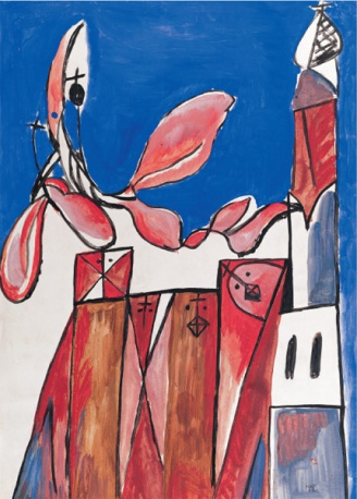 Summer, 1982
tempera on paper
86 x 61,5 cm